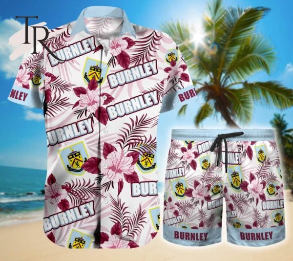 Burnley F.C. Floral Hawaiian Shirt And Beach Shorts