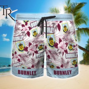 Burnley F.C. Floral Hawaiian Shirt And Beach Shorts