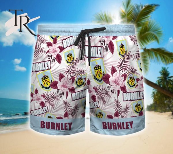 Burnley F.C. Floral Hawaiian Shirt And Beach Shorts