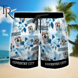 Coventry City  Floral Hawaiian Shirt And Beach Shorts