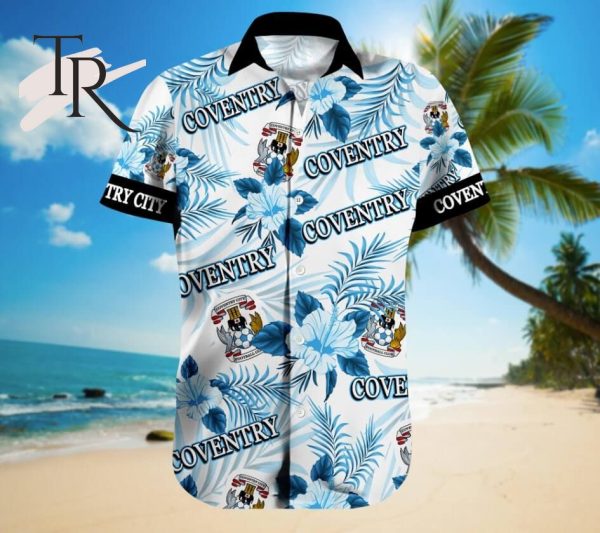 Coventry City  Floral Hawaiian Shirt And Beach Shorts