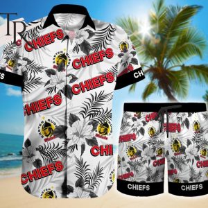 Leicester Tigers Floral Hawaiian Shirt And Beach Shorts