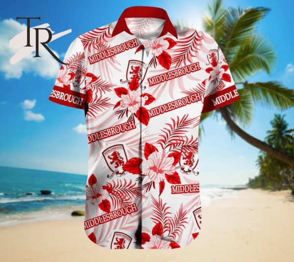 Middlesbrough F.C.  Floral Hawaiian Shirt And Beach Shorts