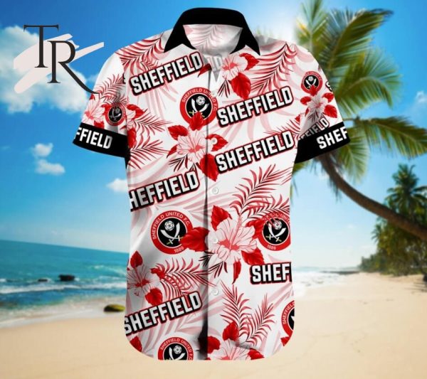 Sheffield United F.C. Floral Hawaiian Shirt And Beach Shorts