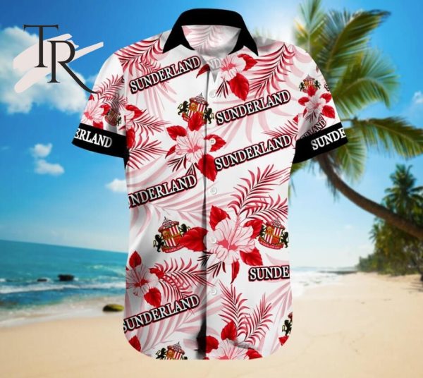 Sunderland A.F.C. Floral Hawaiian Shirt And Beach Shorts