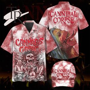 Cannibal Corpse Button Up Hawaiian Shirt