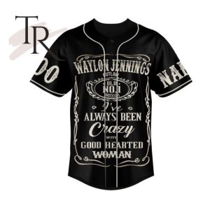 PREMIUM Waylon Jennings I’ve Always Been Crazy With Good Hearted Woman Custom Jersey Shirt