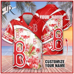 Personalize MLB Boston Red Sox Hawaiian Shirt, Summer style