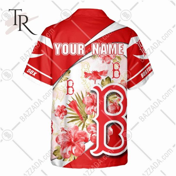 Personalize MLB Boston Red Sox Hawaiian Shirt, Summer style