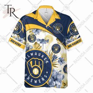 MLB Milwaukee Brewers Logo Golf Polo Shirt For Men And Women