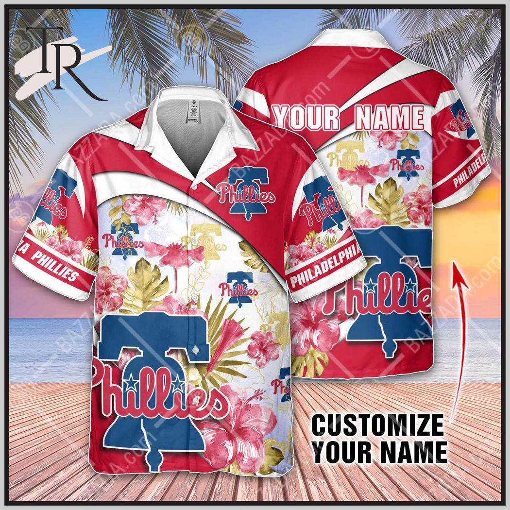 Philadelphia Phillies Mlb Summer 3D Short Sleeve Hawaiian Shirt