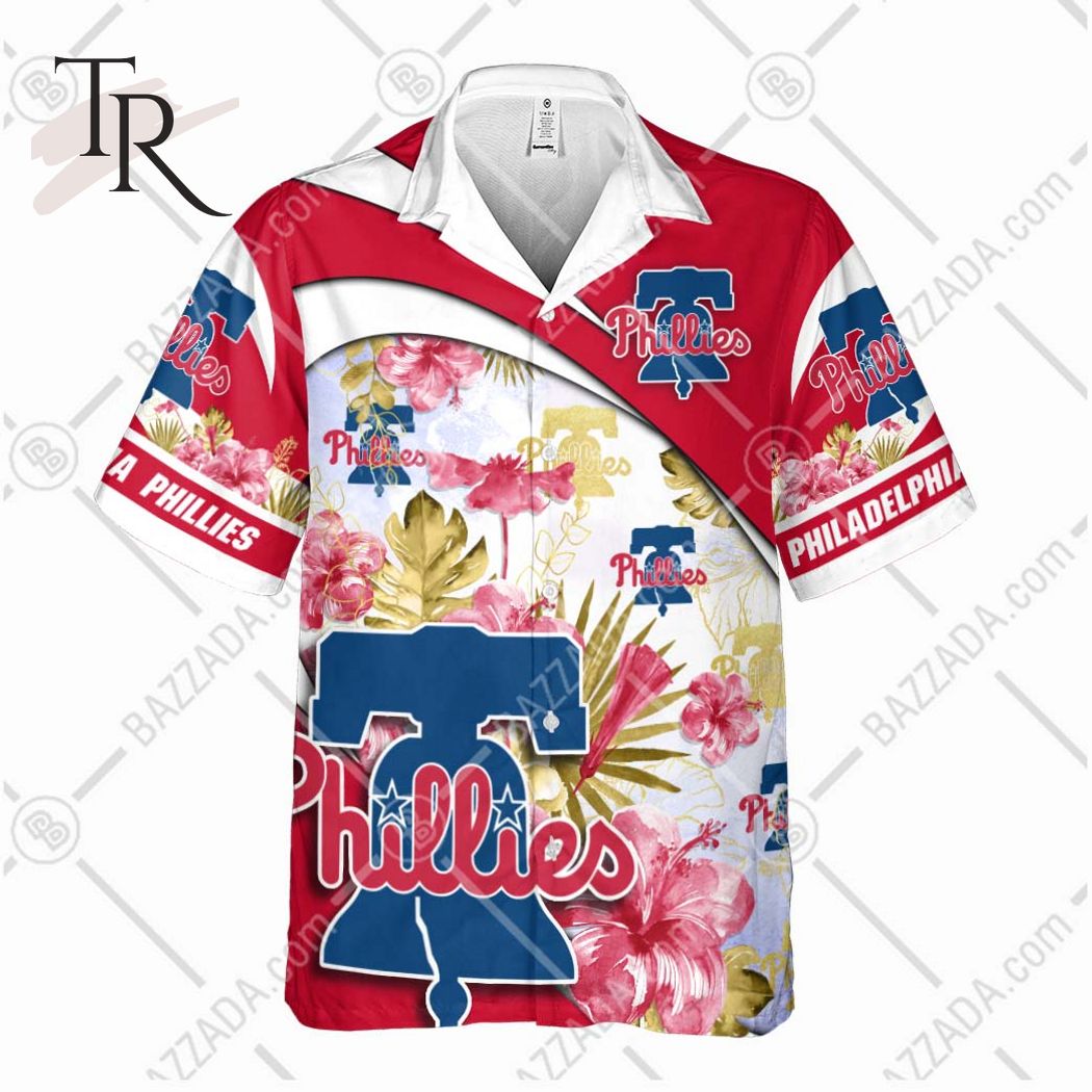 Philadelphia Phillies Major League Baseball 3D Print Hawaiian
