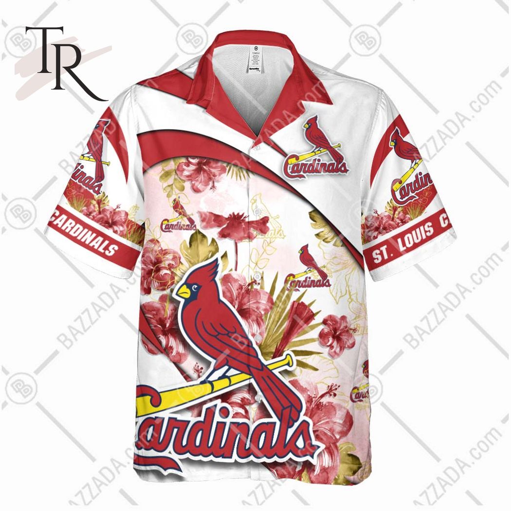 NEW FASHION 2023 St. Louis Cardinals Hawaiian Shirt flower summer