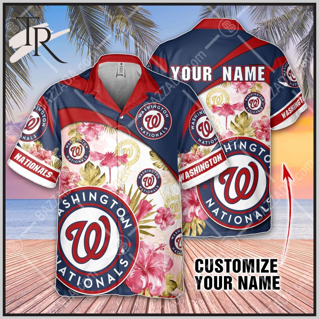 Washington Nationals MLB Hawaiian Shirt Trending For This Summer Customize  Shirt Any Team - Trendy Aloha