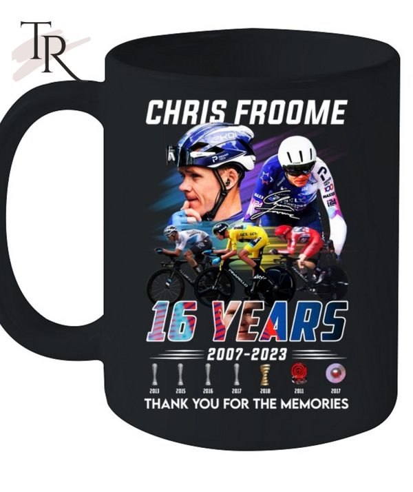 Chris Froome 16 Years 2007 – 2023 Thank You For The Memories T-Shirt