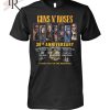 Guns N’ Roses Middle East Europe And North America 2023 Thank You For The Memories T-Shirt