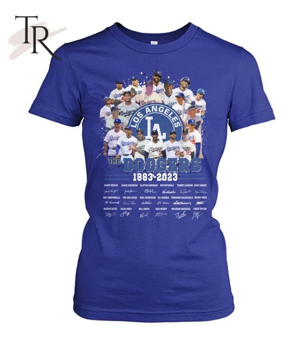 Los Angeles The Dodgers 1883 – 2023 Signature T-Shirt