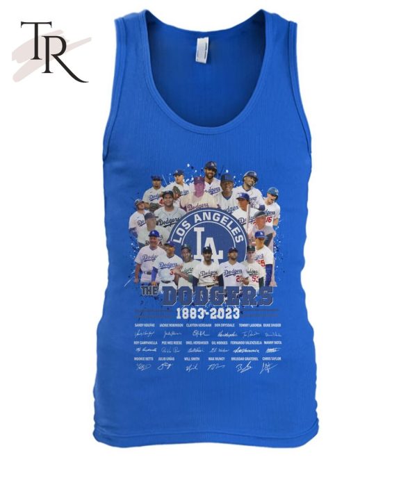 Los Angeles The Dodgers 1883 – 2023 Signature T-Shirt