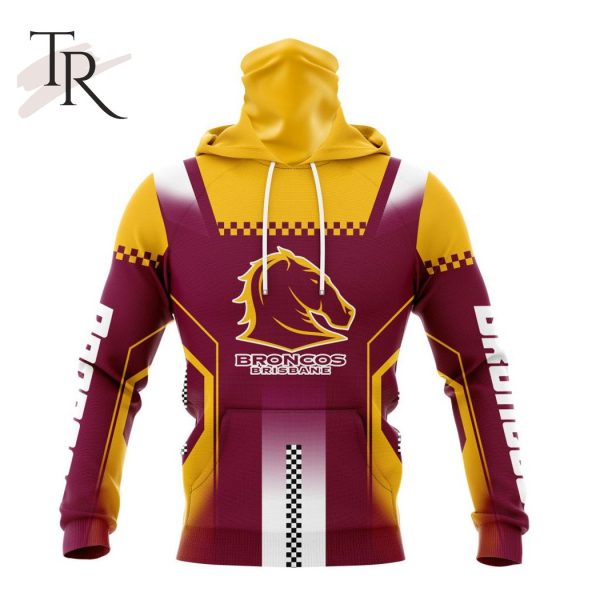 NRL Brisbane Broncos Special Motocross Design Hoodie