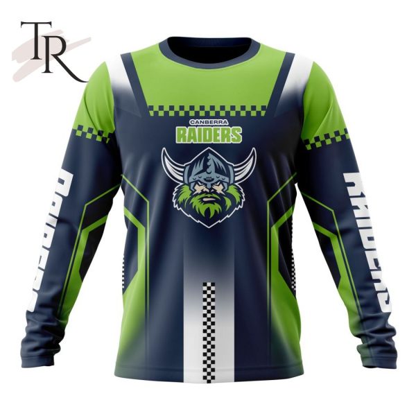 NRL Canberra Raiders Special Motocross Design Hoodie