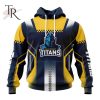 NRL Dolphins Special Motocross Design Hoodie
