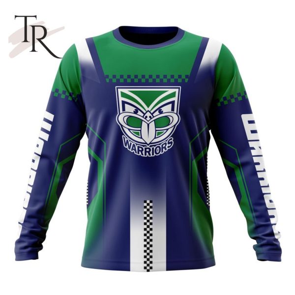 NRL New Zealand Warriors Special Motocross Design Hoodie