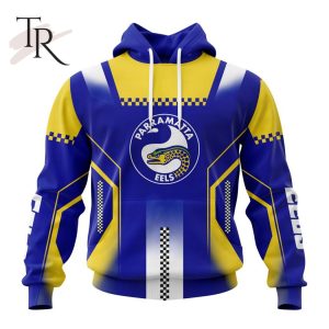 NRL Parramatta Eels Special Motocross Design Hoodie