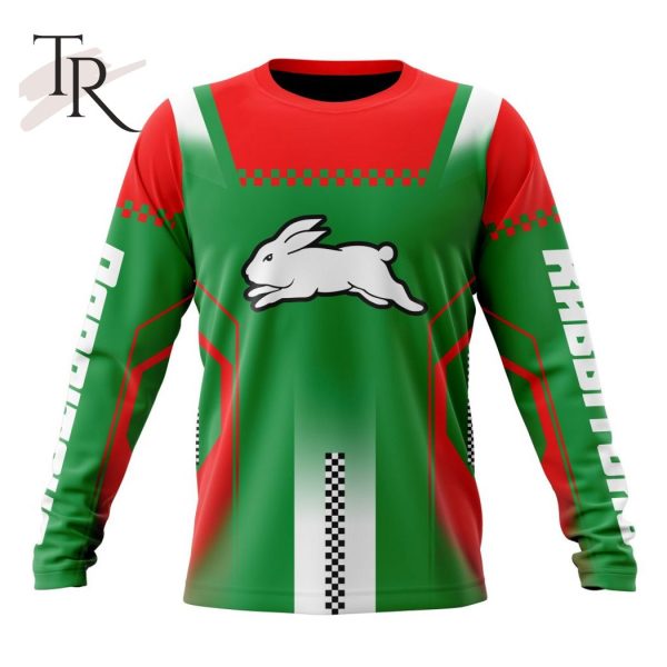 NRL South Sydney Rabbitohs Special Motocross Design Hoodie