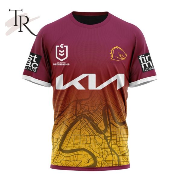 NRL Brisbane Broncos Special City Design Kits Hoodie