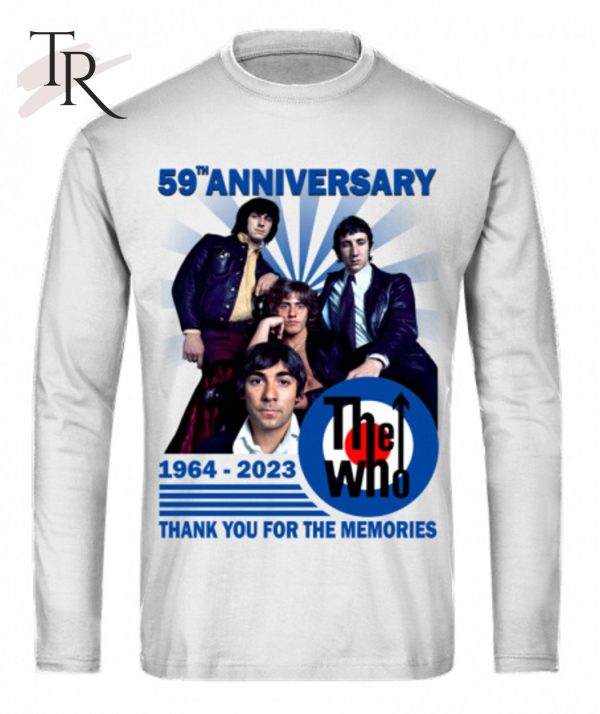 59th Anniversary 1964 – 2023 The  WHO Thank You For The Memories T-Shirt