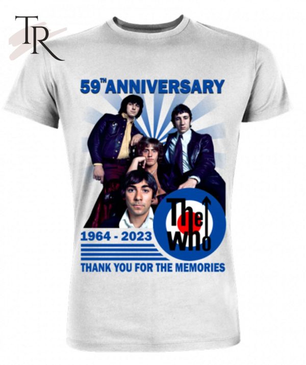 59th Anniversary 1964 – 2023 The  WHO Thank You For The Memories T-Shirt