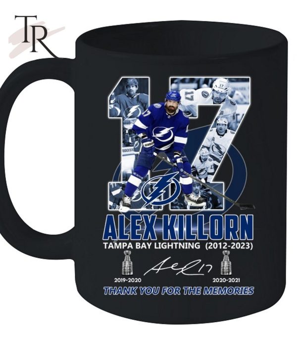 Alex Killorn Tampa Bay Lightning 2012 – 2023 Thank You For The Memories T-Shirt