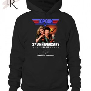 Top Gun 37th Anniversary 1986 – 2023 Tom Cruise Thank You For The Memories T-Shirt