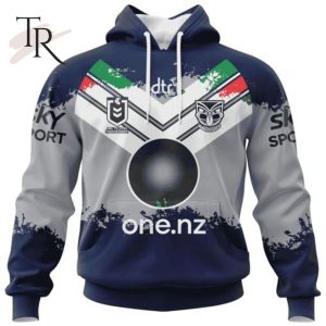 NRL New Zealand Warriors Special Faded Design Hoodie