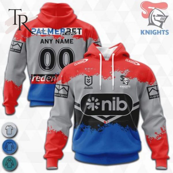 NRL Newcastle Knights Special Faded Design Hoodie