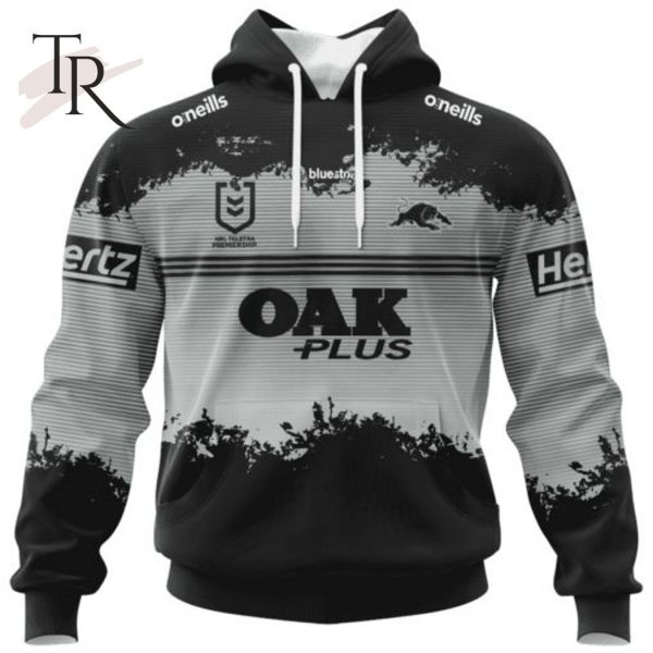 NRL Penrith Panthers Special Faded Design Hoodie