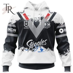 NRL Sydney Roosters Special Faded Design Hoodie