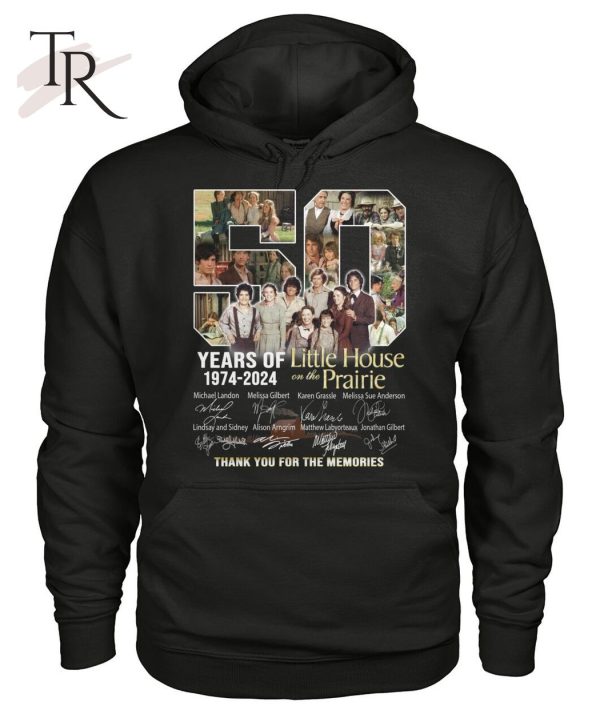 50 Years Of 1974 – 2024 Little House On The Prairie Thank You For The Memories T-Shirt