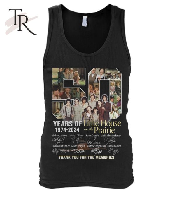 50 Years Of 1974 – 2024 Little House On The Prairie Thank You For The Memories T-Shirt