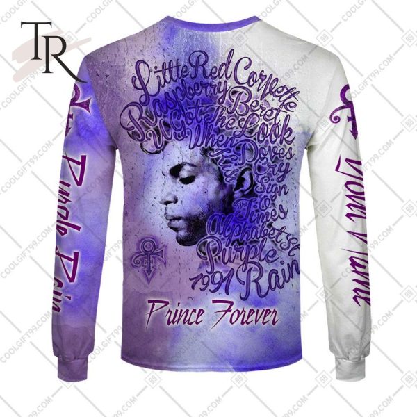 Personalized Prince Purple Rain Special Art Hoodie