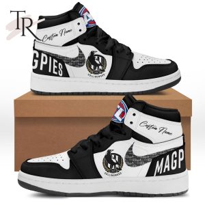 Collingwood Magpies Air Jordan 1, Hightop