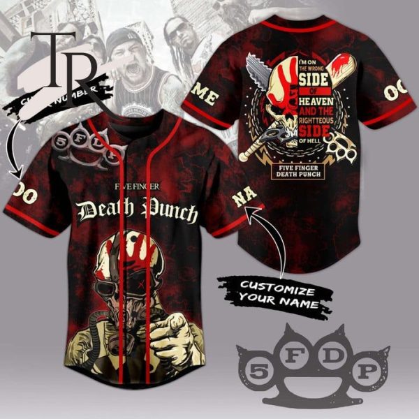 PREMIUM Five Finger Death Punch Custom Baseball Jersey