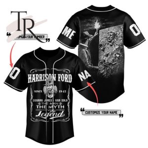 PREMIUM Harrison Ford Since 1942 Indiana Jones – Han Solo Custom Baseball Jersey