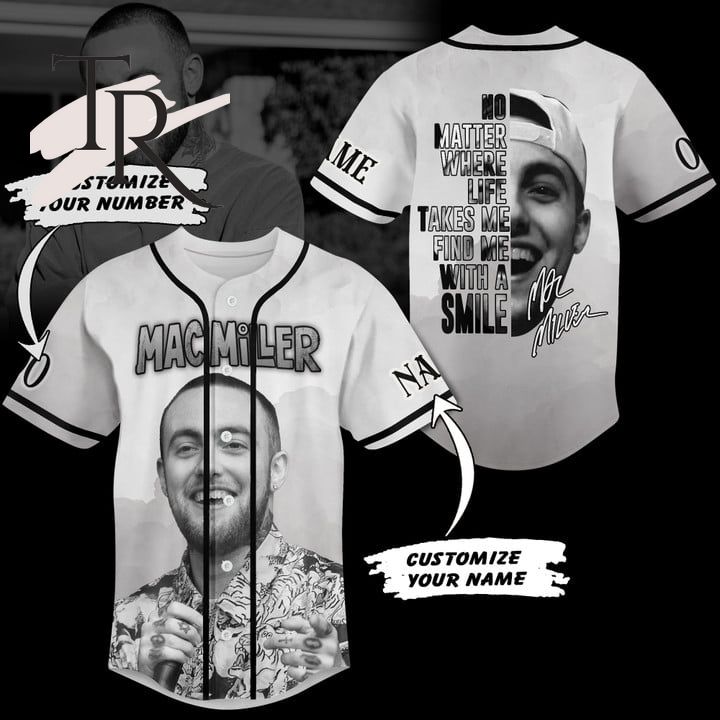 Custom Your Name And Number Mac Miller Come Back To Earth Baseball Jersey -  Torunstyle