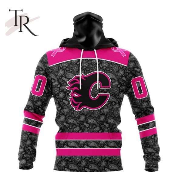 NHL Calgary Flames Special Pink In The Rink Fight Breast Cancer Hoodie