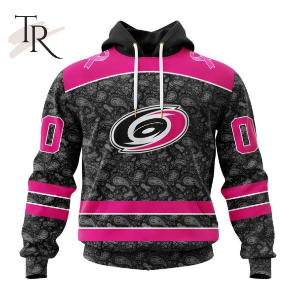 NHL Carolina Hurricanes Special Pink In The Rink Fight Breast Cancer Hoodie