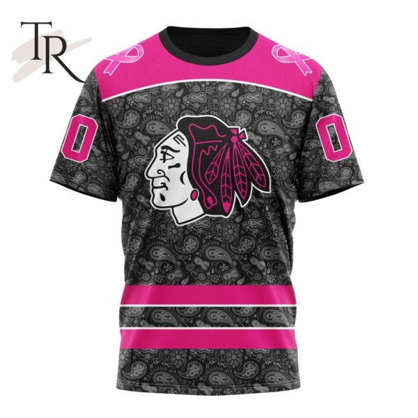 NHL Chicago Blackhawks Special Pink In The Rink Fight Breast Cancer Hoodie