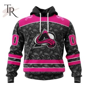 NHL Colorado Avalanche Special Pink In The Rink Fight Breast Cancer Hoodie