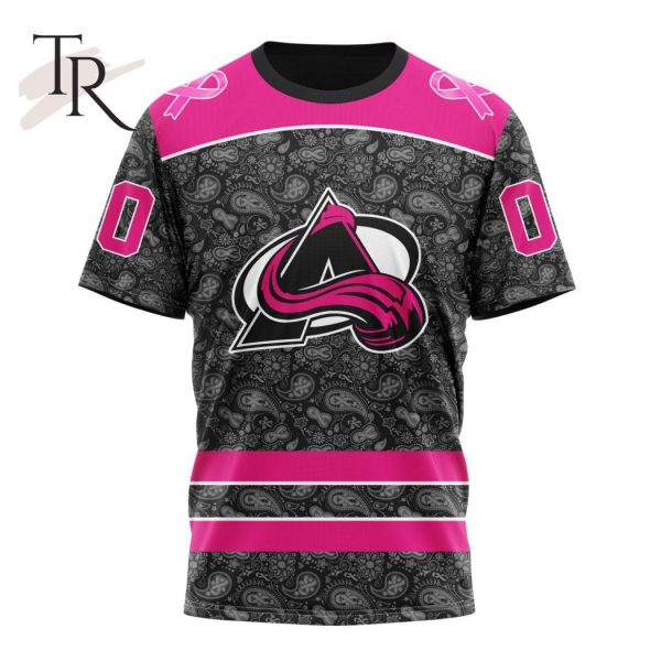 NHL Colorado Avalanche Special Pink In The Rink Fight Breast Cancer Hoodie