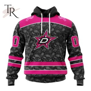 NHL Dallas Stars Special Pink In The Rink Fight Breast Cancer Hoodie